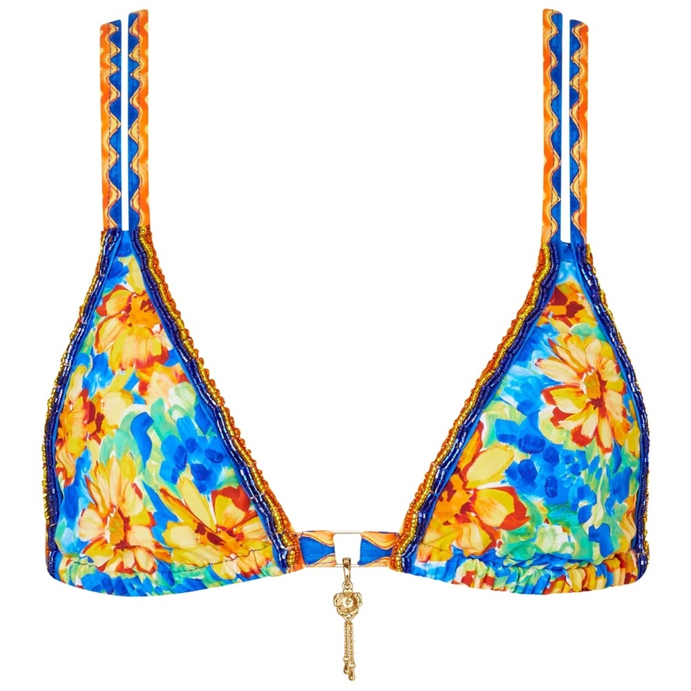 NWT Bydee Prague Bikini Top in Chrysanthe Medium